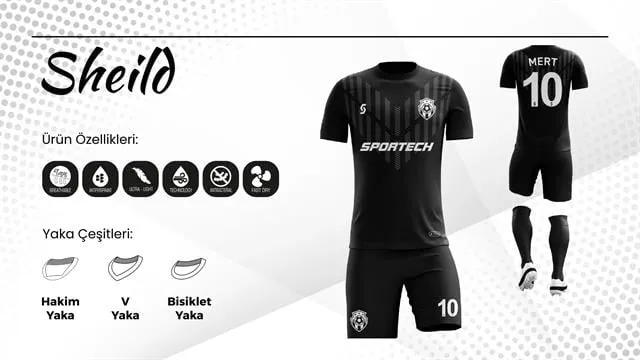 SPORTECH SHEİLD Dijital Futbol Forma Takımı
