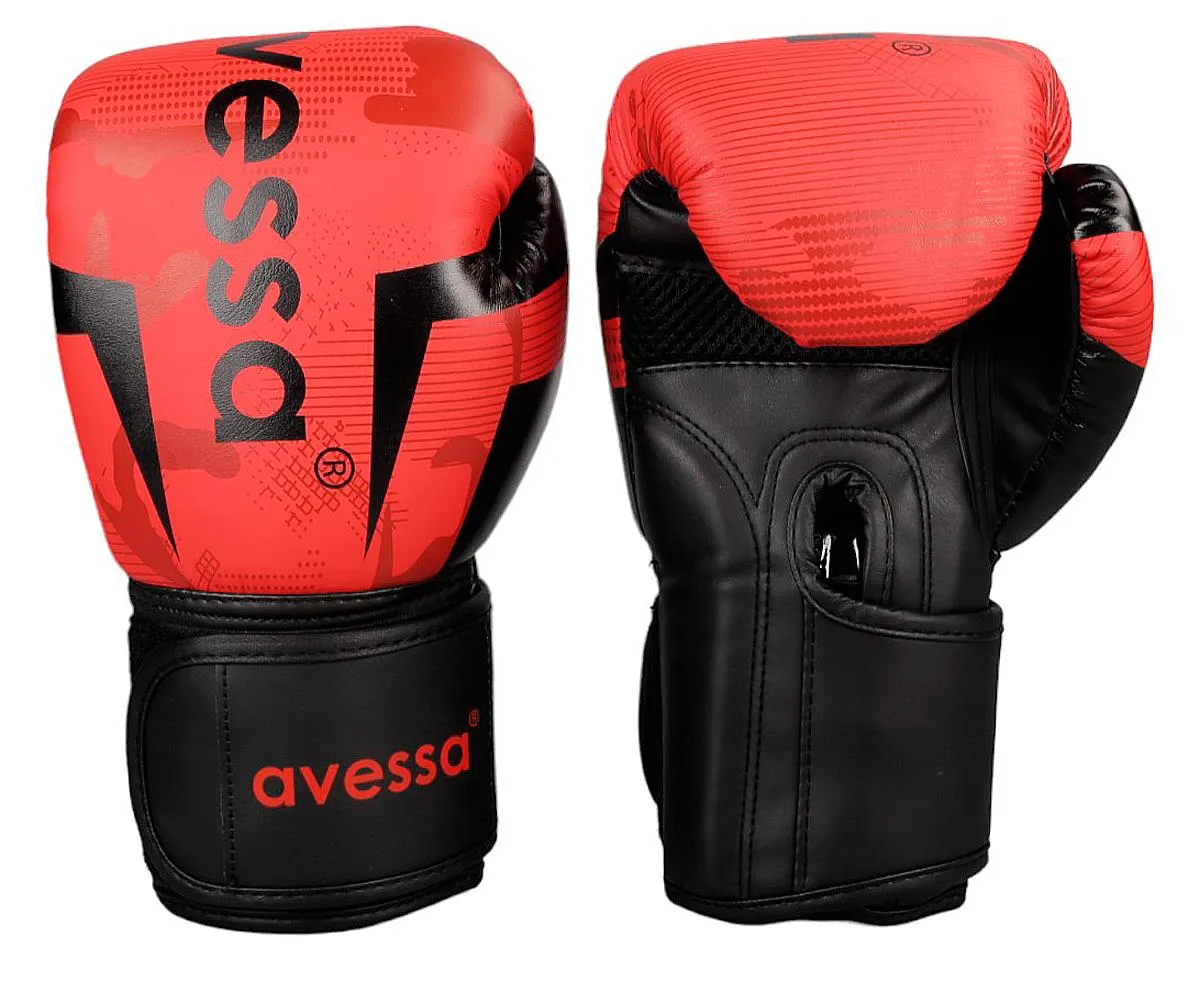 Avessa Ring-314 Boks Eldiveni Kırmızı 14 Oz