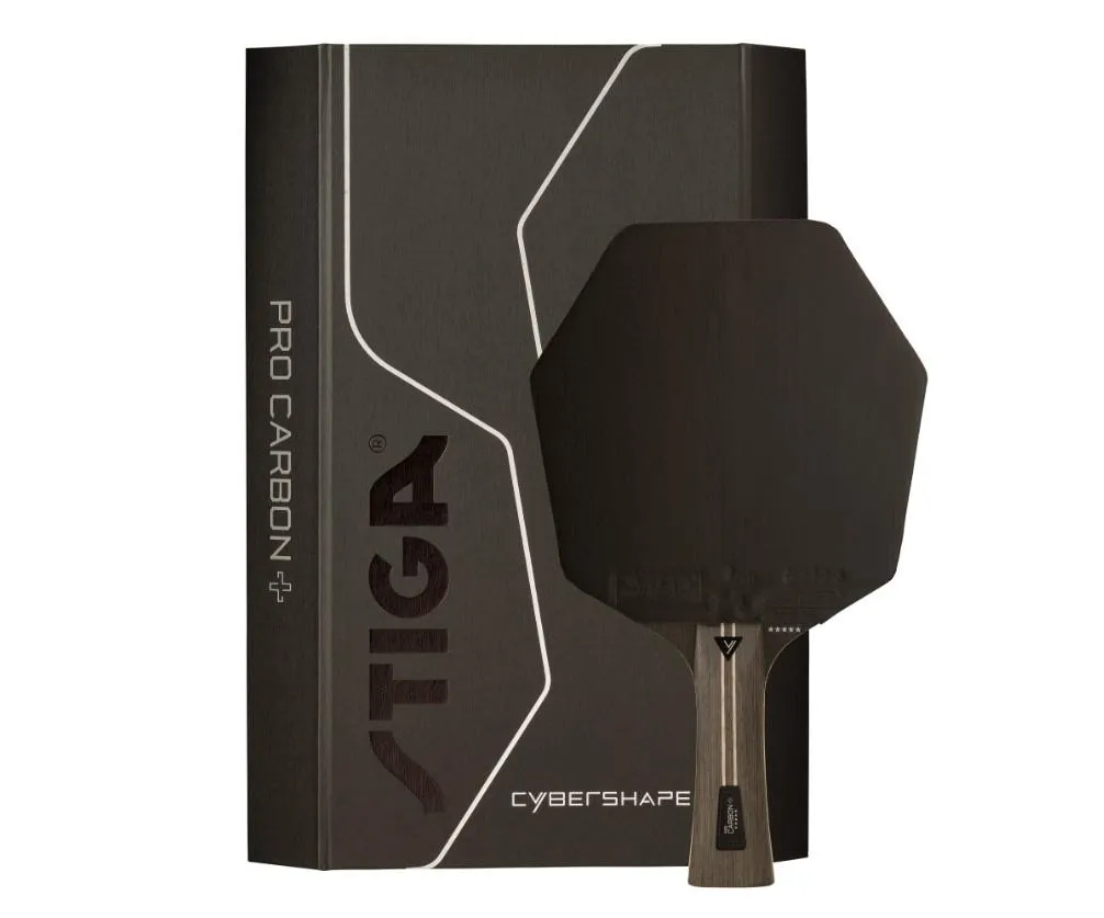 Stiga Bat Pro Carbon Plus Cybershape 5 Star Masa Tenisi Raketi 1215-0401-35