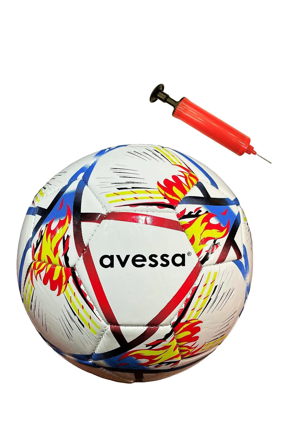 Avessa FT150-140 Futbol Topu Mavi-Beyaz 3 Astar Pompalı