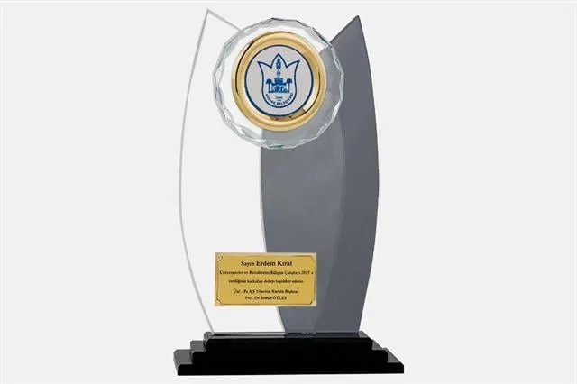 Bayspor M75 Kristal Plaket 27 cm