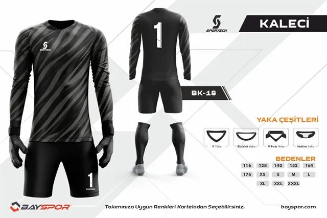 Sportech BK-18 Dijital Kaleci Forma Takımı