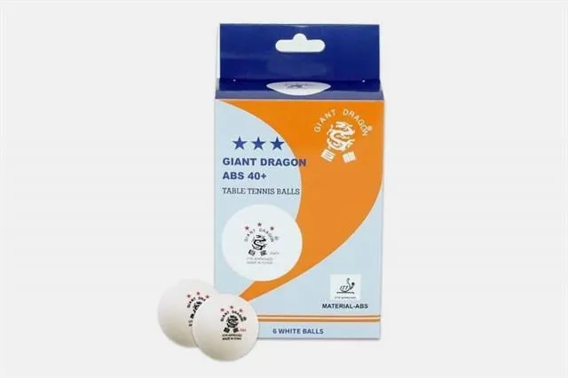 Giant Dragon Masa Tenisi Topu 6'lı 63066 3 Yıldız ITTF Onaylı
