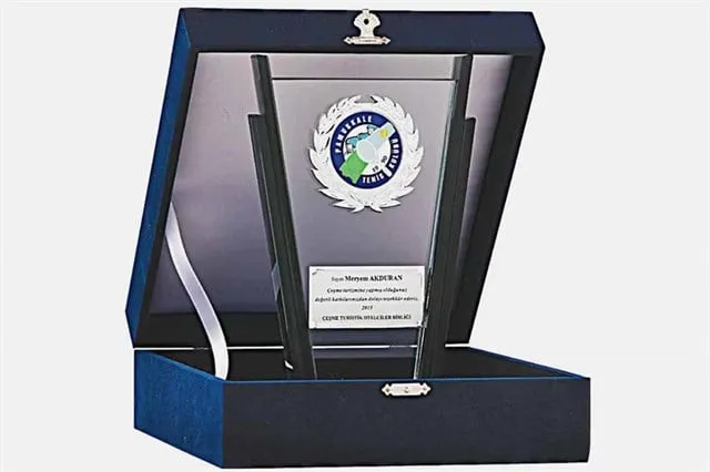 Bayspor M150 Kadife Kutulu Kristal Plaket 23 cm