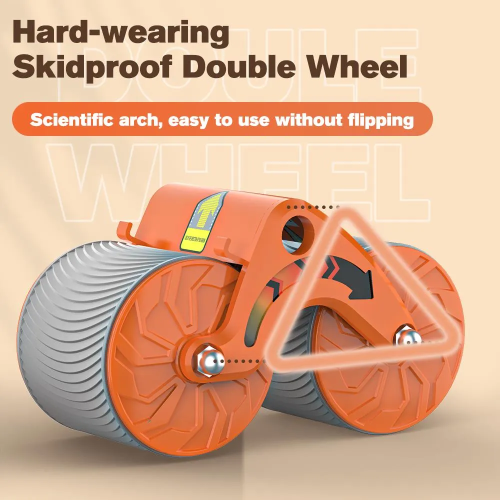 Relife AB-06 Ab Roller Dirsek Destekli Karın Çalıştırıcı, Otomatik geri tepme özellikli, Diz Matlı Karın Kası Çalıştırıcı, Erkekler ve Kadınlar için, Karın Kası Antrenmanı, çift tekerlekli Görsel 5