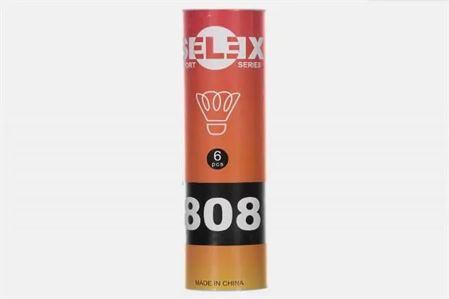 Selex 808 Plastik Badminton Topu 6 lı