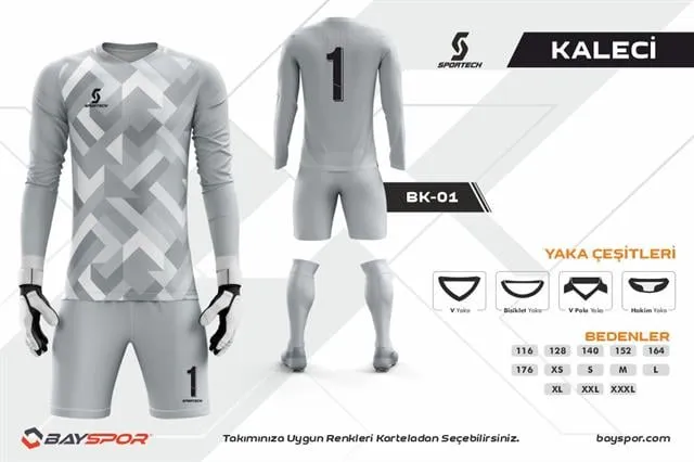 Sportech BK-01 Dijital Kaleci Forma Takımı