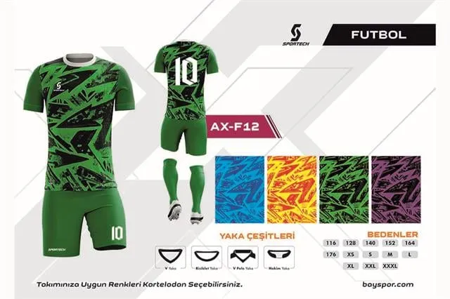SPORTECH  AX-F12 Dijital Futbol Forma Takımı