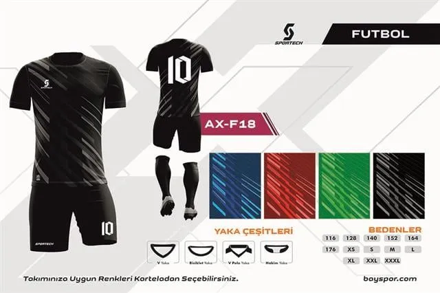 SPORTECH  AX-F18 Dijital Futbol Forma Takımı
