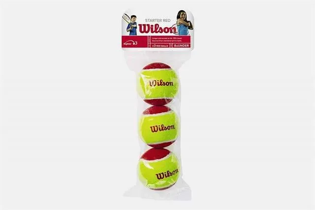 Wilson 3 li Startar Red 8 Yaş Tenis Topu
