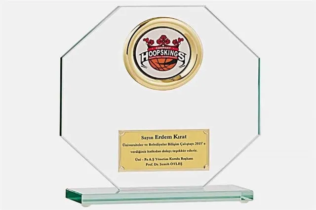Bayspor M201 Kristal Plaket 24 cm