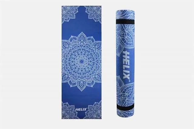 Helix PVC Yoga Matı - Mavi