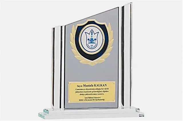 Bayspor M169 Kristal Plaket 23 cm