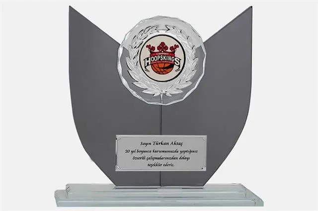 Bayspor M67 Kristal Plaket 22 cm