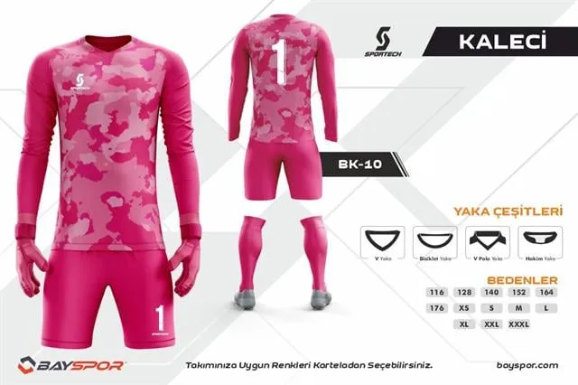 Sportech BK-10 Dijital Kaleci Forma Takımı