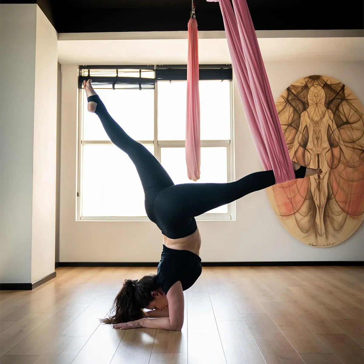 Avessa Yoga Woo Hamak Set Pembe Görsel 3