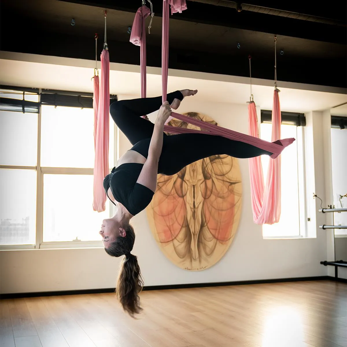Avessa Yoga Woo Hamak Set Pembe Görsel 2