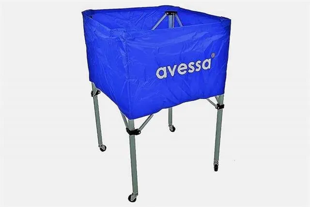 Avessa Alüminyum Tekerlekli Top Arabası Lacivert