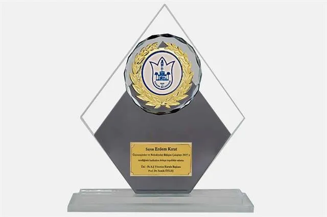 Bayspor M59 Kristal Plaket 24 cm