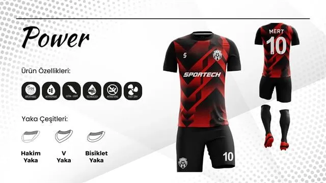 SPORTECH power Dijital Futbol Forma Takımı