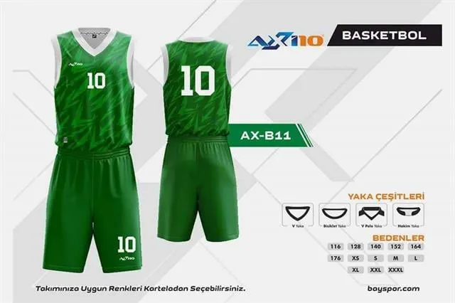 Axi10 AX-B11 Dijital Basketbol Forma Takımı