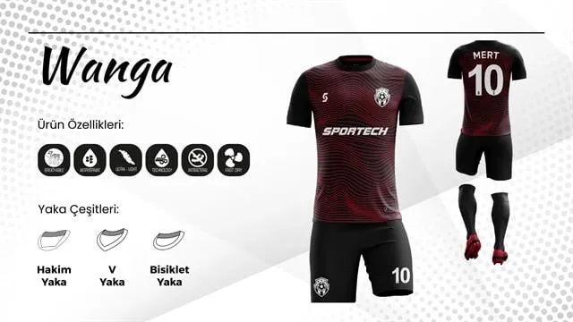 SPORTECH wanga Dijital Futbol Forma Takımı