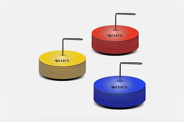 Scucs Antrenman Çanağı Düz Kauçuk 10 lu Sarı