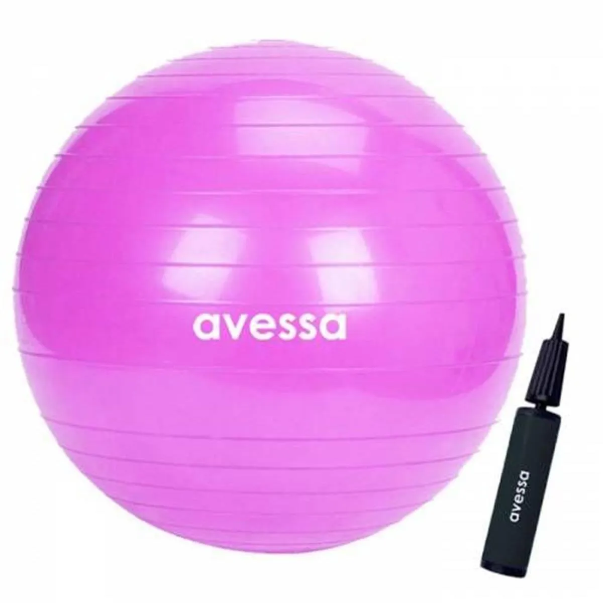 Avessa Pilates Topu 55 cm Pembe Pompalı Görsel 2