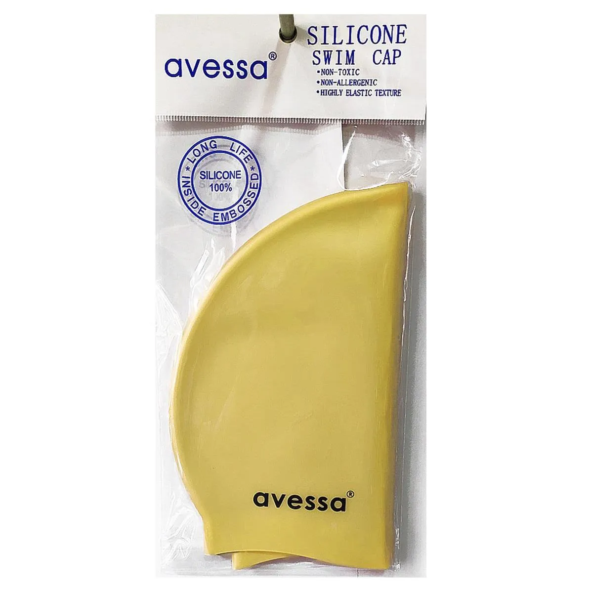 Avessa Silikon Bone Sarı Havuz Bonesi SC-202 Görsel 2