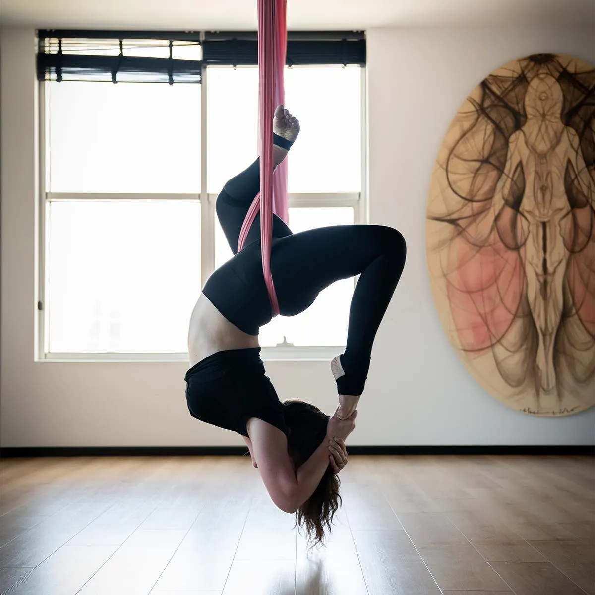 Avessa Yoga Woo Hamak Set Pembe Görsel 4