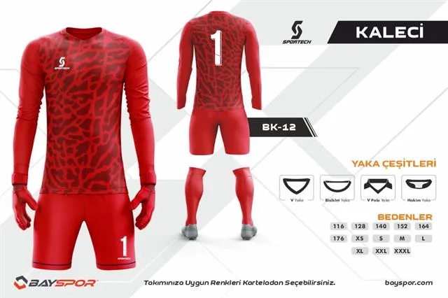 Sportech BK-12 Dijital Kaleci Forma Takımı