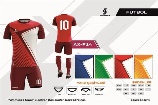 SPORTECH  AX-F14 Dijital Futbol Forma Takımı