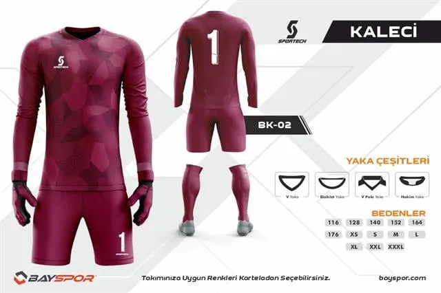 Sportech BK-02 Dijital Kaleci Forma Takımı