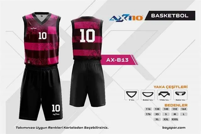 Axi10 AX-B13 Dijital Basketbol Forma Takımı