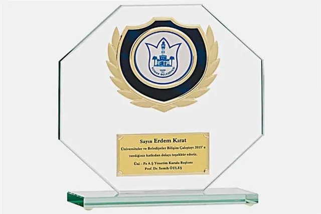 Bayspor M205 Kristal Plaket 18 cm