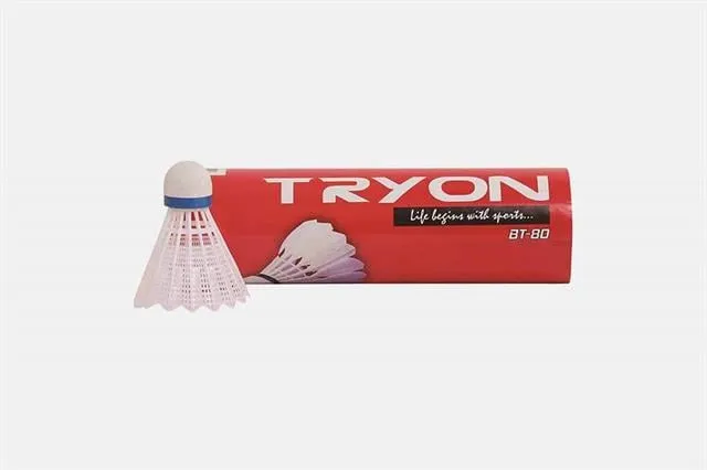 Tryon BT-80  Mantar Başlı Naylon Badminton Topu