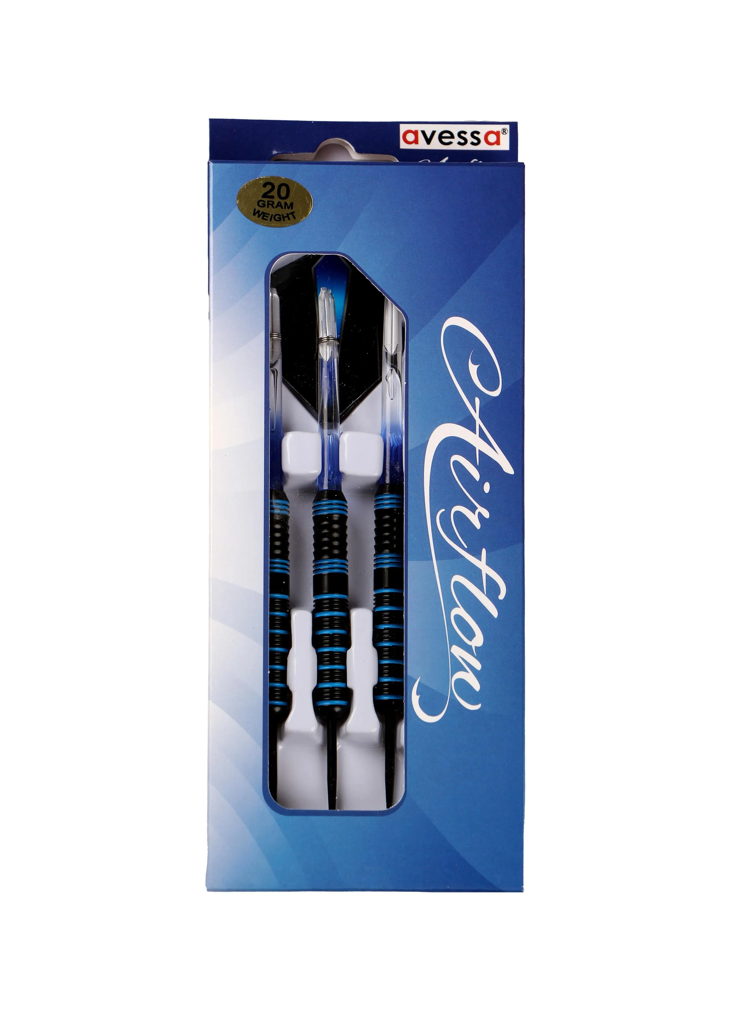 Avessa Ok-400 Profesyonel Çelik 20Gr Dart Oku Mavi 3lü Görsel 2
