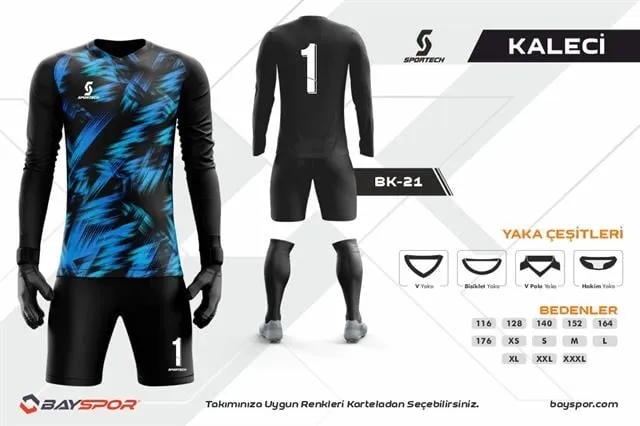 Sportech BK-21 Dijital Kaleci Forma Takımı