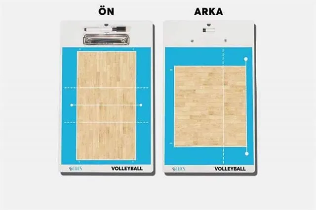 Scucs Voleybol Taktik Tahtası Çift Taraflı