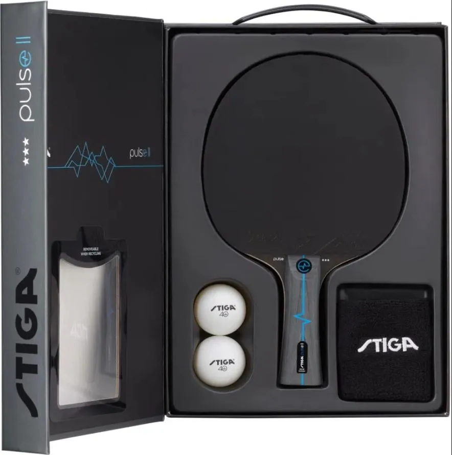 Stiga Set Pulse II 3 Star Masa Tenisi Raketi Seti 1213-0606-35