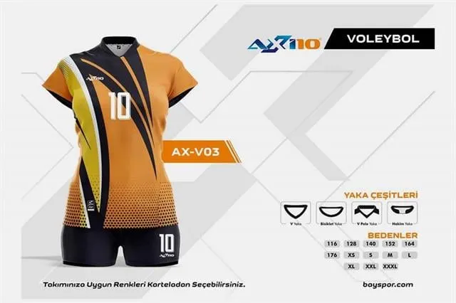 Axi10 AXV-03 Dijital Voleybol Forması