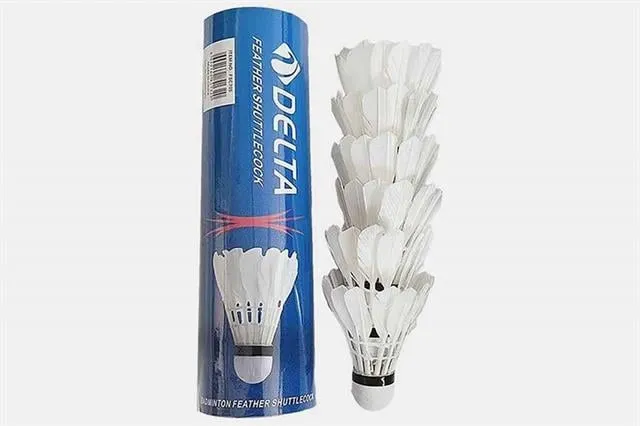 Delta Badminton Topu 6 lı Kaz Tüyü