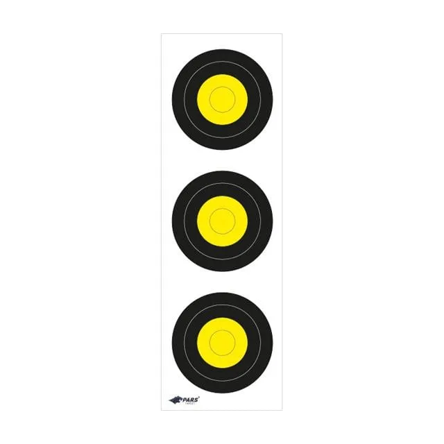 Pars Hedef Kağıdı Klasik Antrenman Uzun 3X20cm