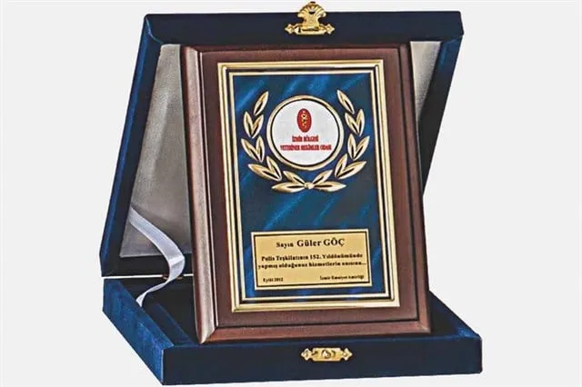 Bayspor M238 12 X 16cm Ahşap Plaket