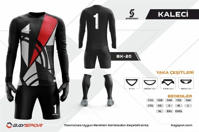 Sportech BK-20 Dijital Kaleci Forma Takımı
