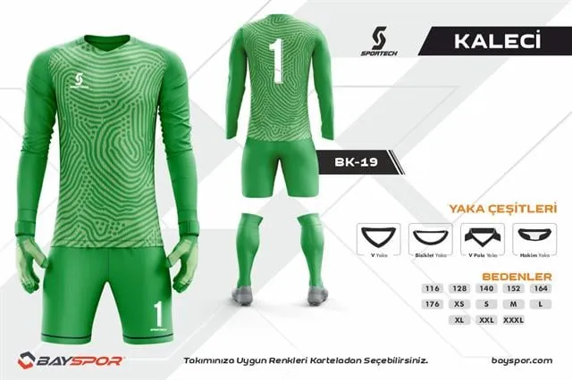 Sportech BK-19 Dijital Kaleci Forma Takımı