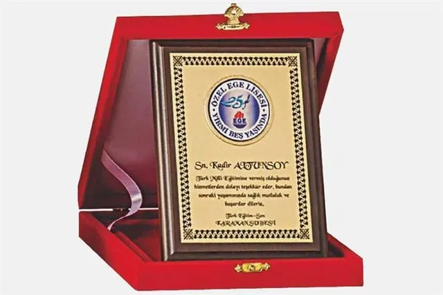 Bayspor M246 12 X 16cm Ahşap Plaket