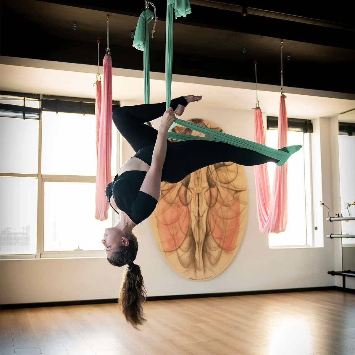 Avessa Yoga Woo Hamak Set Yeşil Görsel 2