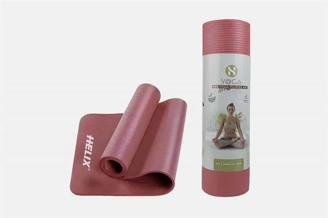 Helix NBR Yoga Matı - Kırmızı