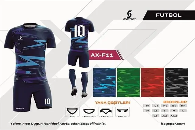 SPORTECH  AX-F11 Dijital Futbol Forma Takımı